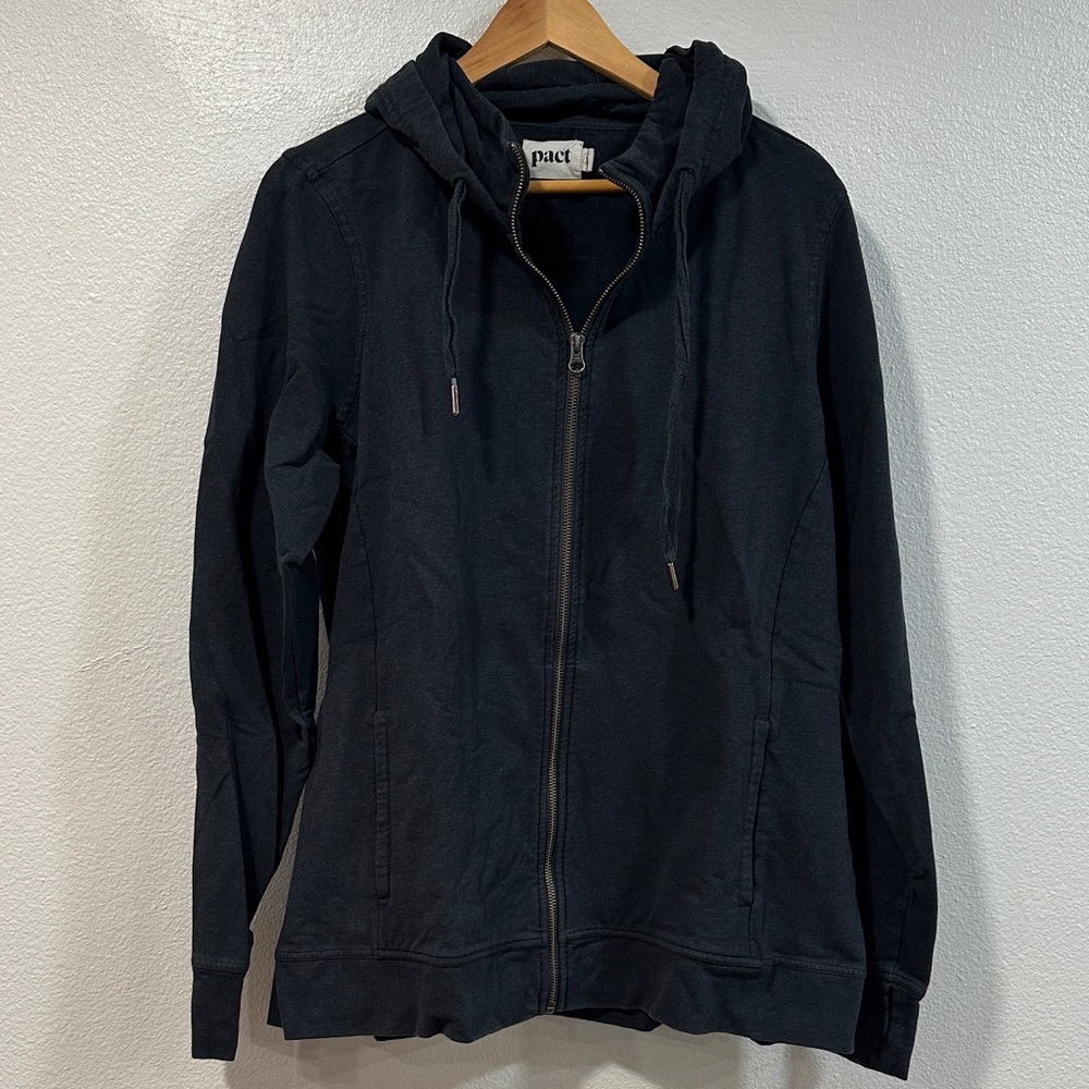 Pact Charcoal Full-Zip Hoodie